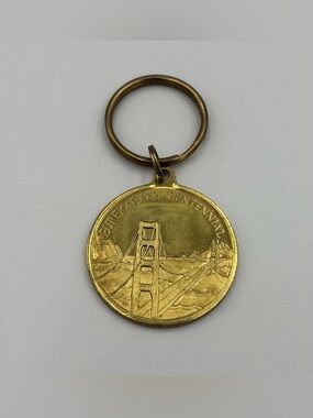 Rare! Eurekabank Centennial Token 1890 - 1990 Keychain For Men Women Bag Charm